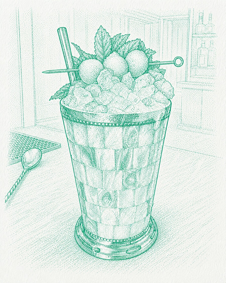 Sketch of the Beirut Yacht Club cocktail