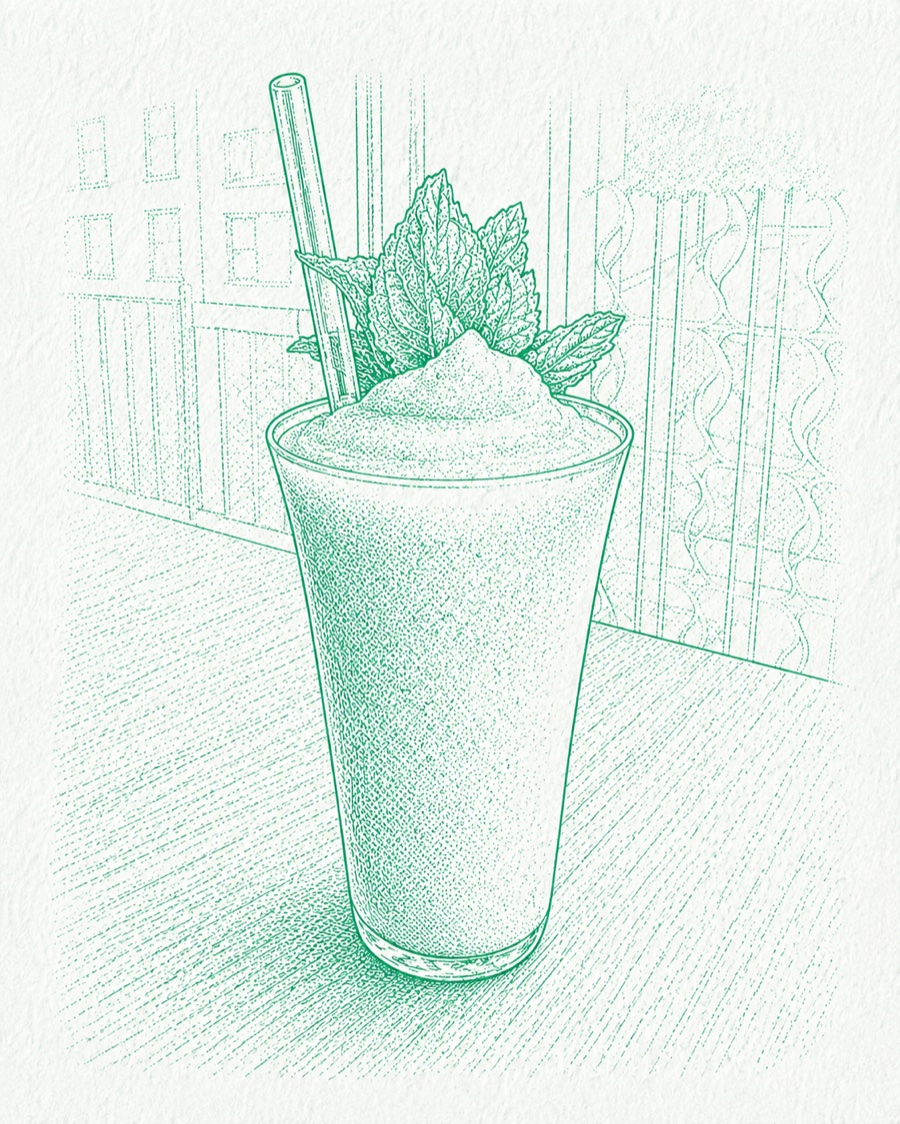 Sketch of the Lemonana cocktail